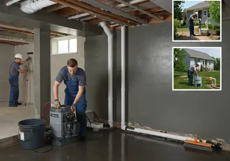 Basement Waterproofing and Flood Prevention process in South Coatesville, PA